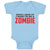 Baby Clothes When I Grow up I Want to Be A Zombie Baby Bodysuits Cotton