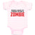 Baby Clothes When I Grow up I Want to Be A Zombie Baby Bodysuits Cotton