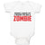 Baby Clothes When I Grow up I Want to Be A Zombie Baby Bodysuits Cotton