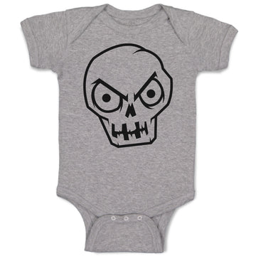 Baby Clothes Scary Skull Head Baby Bodysuits Boy & Girl Newborn Clothes Cotton