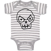 Baby Clothes Scary Skull Head Baby Bodysuits Boy & Girl Newborn Clothes Cotton