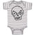 Baby Clothes Scary Skull Head Baby Bodysuits Boy & Girl Newborn Clothes Cotton