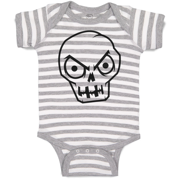 Baby Clothes Scary Skull Head Baby Bodysuits Boy & Girl Newborn Clothes Cotton
