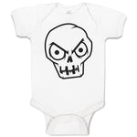 Baby Clothes Scary Skull Head Baby Bodysuits Boy & Girl Newborn Clothes Cotton