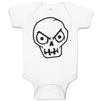 Baby Clothes Scary Skull Head Baby Bodysuits Boy & Girl Newborn Clothes Cotton