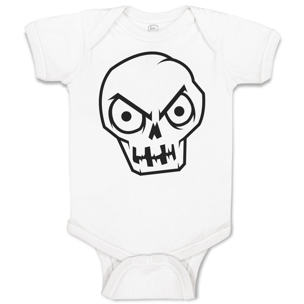 Baby Clothes Scary Skull Head Baby Bodysuits Boy & Girl Newborn Clothes Cotton