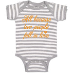Baby Clothes All Because 2 People Fell in Love Baby Bodysuits Boy & Girl Cotton