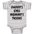 Baby Clothes Daddy's Eyes Mommy's Thighs Baby Bodysuits Boy & Girl Cotton