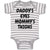 Baby Clothes Daddy's Eyes Mommy's Thighs Baby Bodysuits Boy & Girl Cotton