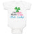 Baby Clothes I'M Cute Mom's Cute. Dad's Lucky! Baby Bodysuits Boy & Girl Cotton