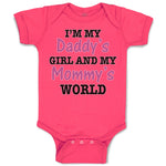 Baby Clothes I'M My Daddy's Girls and My Mommy's World Baby Bodysuits Cotton