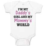Baby Clothes I'M My Daddy's Girls and My Mommy's World Baby Bodysuits Cotton