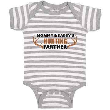 Baby Clothes Mommy & Daddy's Hunting Partner Baby Bodysuits Boy & Girl Cotton