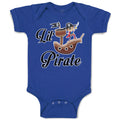 Baby Clothes Wooden Ship and Pirate in Search of Treasure Chests Baby Bodysuits
