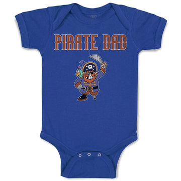 Baby Clothes Cartoon Pirate Dad Baby Bodysuits Boy & Girl Newborn Clothes Cotton