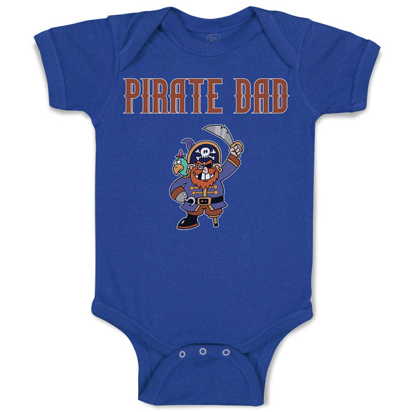 Baby Clothes Cartoon Pirate Dad Baby Bodysuits Boy & Girl Newborn Clothes Cotton