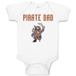Baby Clothes Cartoon Pirate Dad Baby Bodysuits Boy & Girl Newborn Clothes Cotton