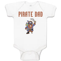 Baby Clothes Cartoon Pirate Dad Baby Bodysuits Boy & Girl Newborn Clothes Cotton