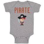 Baby Clothes Pirate Boy Character Baby Bodysuits Boy & Girl Cotton