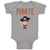 Baby Clothes Pirate Boy Character Baby Bodysuits Boy & Girl Cotton