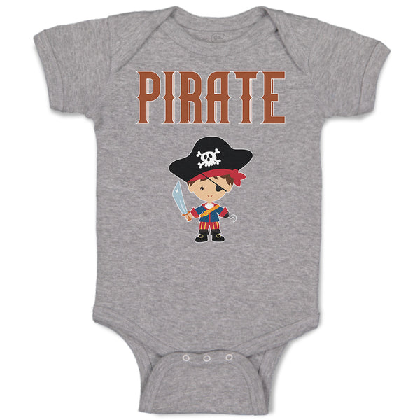 Baby Clothes Pirate Boy Character Baby Bodysuits Boy & Girl Cotton