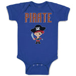 Baby Clothes Pirate Boy Character Baby Bodysuits Boy & Girl Cotton