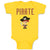 Baby Clothes Pirate Boy Character Baby Bodysuits Boy & Girl Cotton