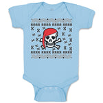 Baby Clothes Rrrr Rrrr An Skull Skeleton Pirate Head with Crossbone Cotton