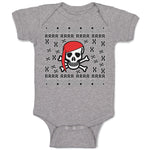 Baby Clothes Rrrr Rrrr An Skull Skeleton Pirate Head with Crossbone Cotton