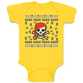 Baby Clothes Rrrr Rrrr An Skull Skeleton Pirate Head with Crossbone Cotton