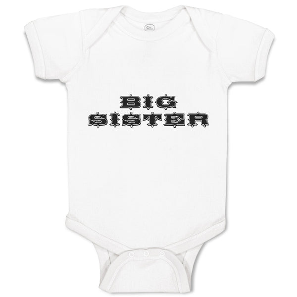 Baby Clothes Big Sister Baby Bodysuits Boy & Girl Newborn Clothes Cotton