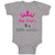 Baby Clothes Big Sister to A Little Mister with Pink Crown Baby Bodysuits Cotton