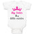 Baby Clothes Big Sister to A Little Mister with Pink Crown Baby Bodysuits Cotton