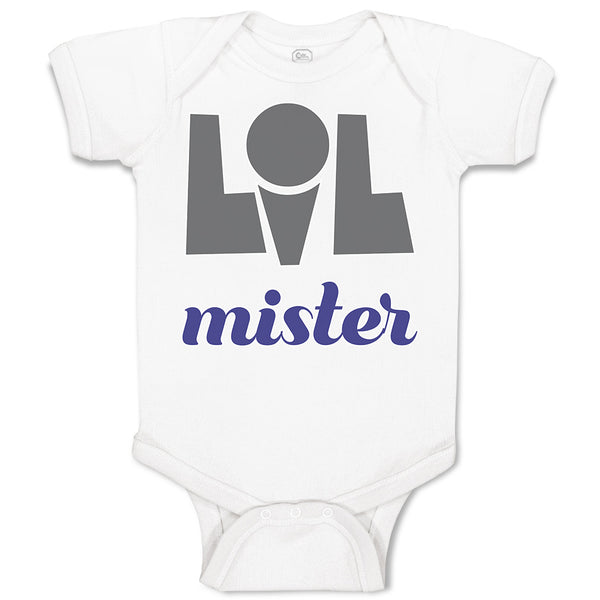 Baby Clothes Lil Mister Baby Bodysuits Boy & Girl Newborn Clothes Cotton