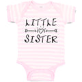 Baby Clothes Little Sister Baby Bodysuits Boy & Girl Newborn Clothes Cotton