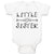 Baby Clothes Little Sister Baby Bodysuits Boy & Girl Newborn Clothes Cotton