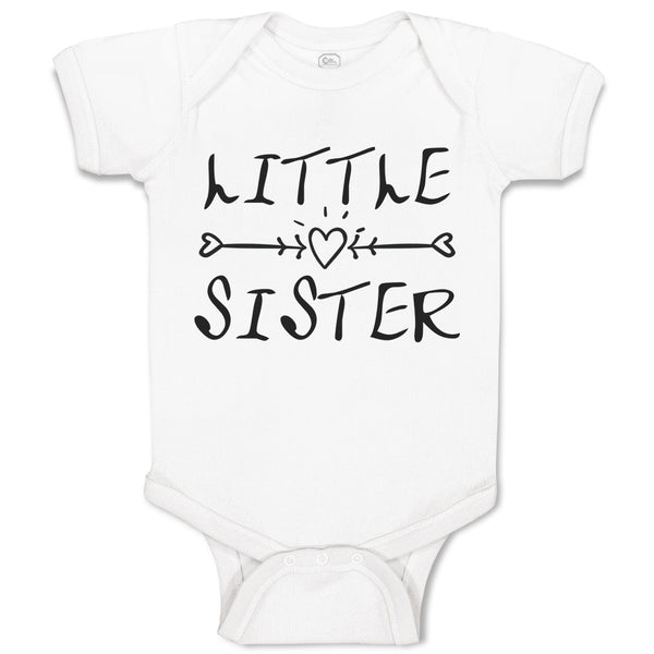 Baby Clothes Little Sister Baby Bodysuits Boy & Girl Newborn Clothes Cotton