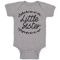 Baby Clothes Little Sister Baby Bodysuits Boy & Girl Newborn Clothes Cotton