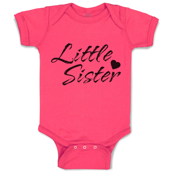 Baby Clothes Little Sister Baby Bodysuits Boy & Girl Newborn Clothes Cotton