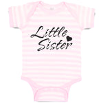 Baby Clothes Little Sister Baby Bodysuits Boy & Girl Newborn Clothes Cotton