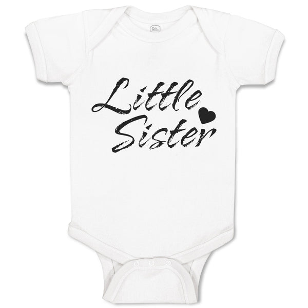 Baby Clothes Little Sister Baby Bodysuits Boy & Girl Newborn Clothes Cotton