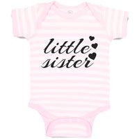 Baby Clothes Little Sister Baby Bodysuits Boy & Girl Newborn Clothes Cotton