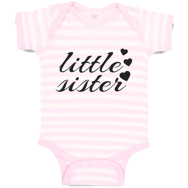 Baby Clothes Little Sister Baby Bodysuits Boy & Girl Newborn Clothes Cotton