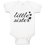 Baby Clothes Little Sister Baby Bodysuits Boy & Girl Newborn Clothes Cotton