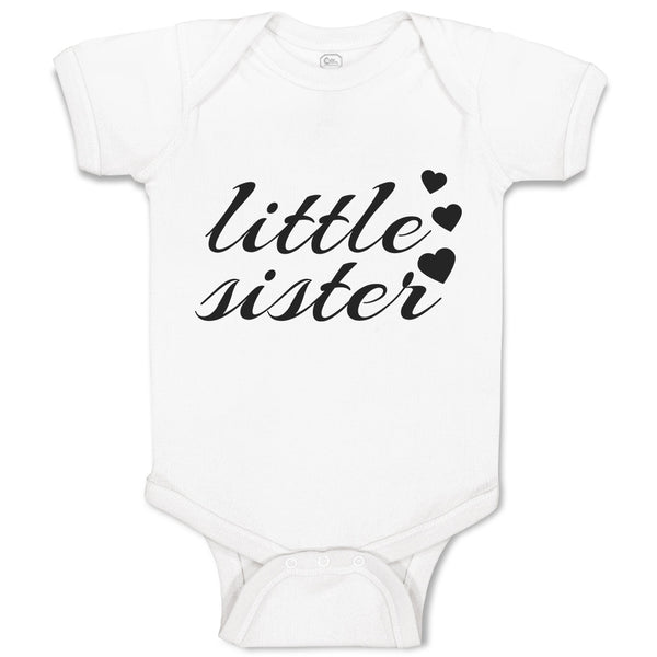 Baby Clothes Little Sister Baby Bodysuits Boy & Girl Newborn Clothes Cotton