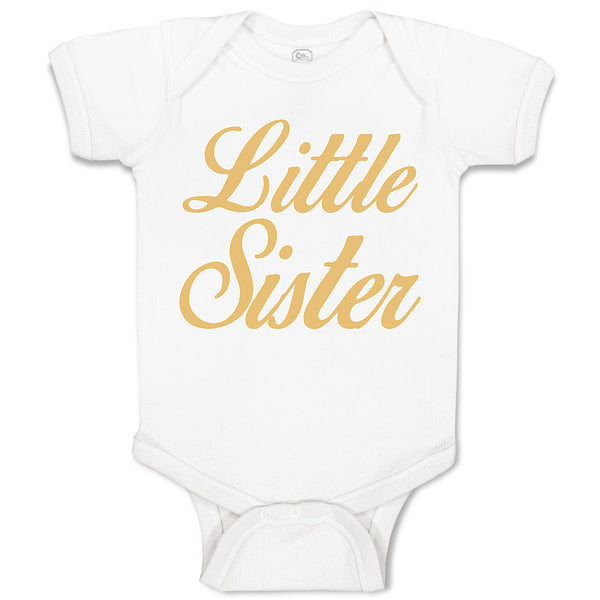 Baby Clothes Little Sister Baby Bodysuits Boy & Girl Newborn Clothes Cotton