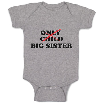 Baby Clothes Only Child Big Sister Baby Bodysuits Boy & Girl Cotton