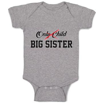 Baby Clothes Only Child Big Sister Baby Bodysuits Boy & Girl Cotton