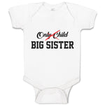 Baby Clothes Only Child Big Sister Baby Bodysuits Boy & Girl Cotton