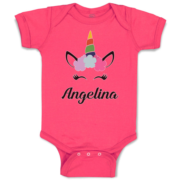 Cute Rascals® Baby Clothes Angelina Your Name Cute Unicorn